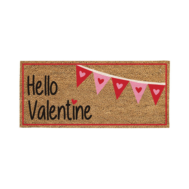 Evergreen Enterprises, Inc Valentines Day Hello Valentine Flocked